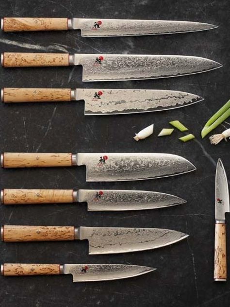 Japanese Knives Japanese Cooking Knives, Chef Tools, Japanese Kitchen Knives, Pretty Knives, Japanese Chef, Kitchen Cutlery, Japanese Kitchen, Japanese Knife, Knife Set Kitchen