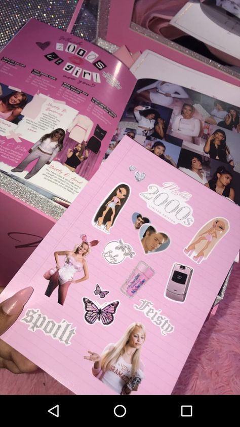 21st Themes, Aesthetic 21st Birthday, Girl Code Book, Aesthetic Art Journal, Pink Aesthetic Art, 2000s Core, 21st Birthday Themes, 2000 Aesthetic, 2021 Aesthetic