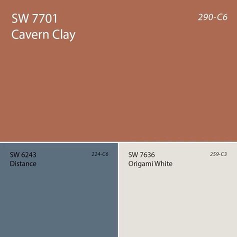 SherwinWilliams on Instagram: “Obsessing over Cavern Clay SW 7701 is totally natural. What will you pair with the 2019 Color of the Year? #homedecor #interiordesign #2019…” Cavern Clay Living Room, Cavern Clay Paint Color Schemes, Sw Cavern Clay, Cavern Clay Sherwin Williams, Cavern Clay, Interior Paint Colors Schemes, Natural Paint, Pintura Exterior, Clay Color