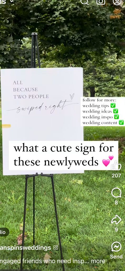 Two People, Cute Signs, Wedding Tips, Wedding Signs, Wedding Inspo, Signs