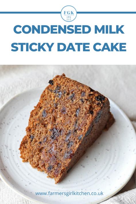 Sticky Cake Recipe, Cooked Condensed Milk Recipes, Eggless Condensed Milk Cake, Cakes With Sweetened Condensed Milk, Condensed Milk Fruit Cake, Condensed Milk Cake Recipe, Quick Fruit Cake, Sweetened Condensed Milk Desserts, Condensed Milk Recipes Easy