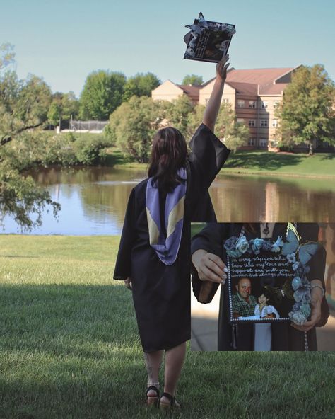 L lost her grandfather recently which was like a second father to her to honor him she dedicated her graduation cap to him, ‘In every step you take know that my love and support are with you, unseen but always present.’ And it is the absolute sweetest thing. ♡ Ohio Photographer | Cleveland Photographer | Photography | Graduation Cute Proposal Ideas, Photography Graduation, Graduation Photography Poses, Graduation Picture Poses, Graduation Photography, Sweetest Thing, Losing A Loved One, Every Step You Take, Love And Support