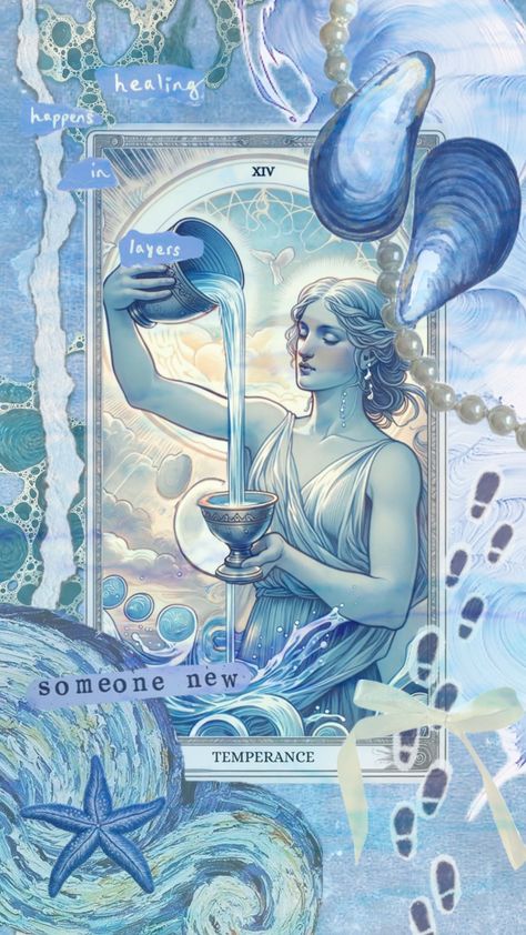 Temperance Wallpaper, Temperance Tarot, Tarot Art, Tarot Cards, Capri, Witch, Quick Saves, Art