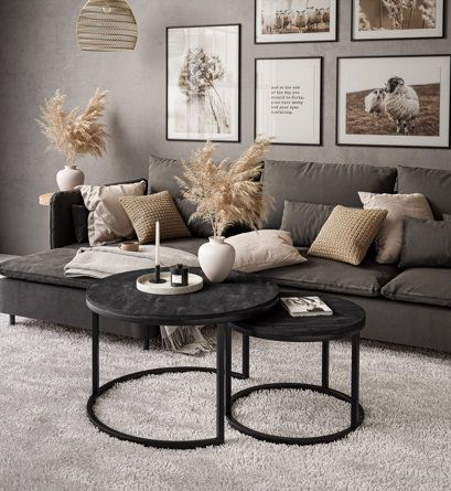 Black And Cream Living Room, Beige And Grey Living Room, Dark Grey Couch Living Room, Glamorous Living Room, Glamorous Living, Grey Sofa Living Room, Grey Couch Living Room, Black And White Living Room, Living Room Decor Gray