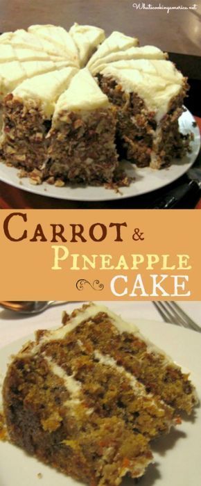 Buttercream Carrots, Carrot And Pineapple Cake, Cake With Pineapple And Coconut, Carrot Pineapple Cake, Cake With Pineapple, Carrot Cake With Pineapple, Pineapple Cake Recipe, Pineapple And Coconut, Preppy Kitchen