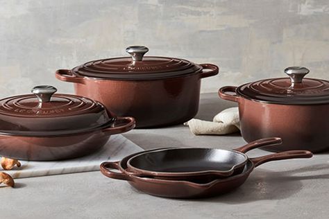 Enameled Cast Iron Cookware, Cast Iron Cooking, Enameled Cast Iron, Cast Iron Cookware, Cookware Sets, Cookware Set, Le Creuset, Dream House Decor, Kitchen Supplies