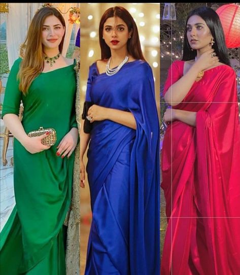 Soniya Hussain, Sonya Hussyn, Naimal Khawar, Plain Sarees, Instagram Vs Reality, Sarah Khan, Pics Of People, Pakistani Women Dresses, Shadi Dresses