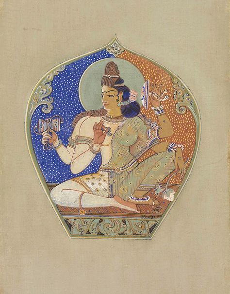 Nandalal Bose, India Painting, Indian Arts And Crafts, Indian Painting, Hinduism Art, Vedic Art, Om Namah Shivaya, Shiva Shakti, Shiva Art