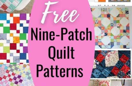 Nine Patch Quilt Patterns, Patch Quilt Patterns, Beginner Quilt Patterns Free, Lap Quilt Patterns, 9 Patch Quilt, Nine Patch Quilt, Quilting Designs Patterns, Quick Quilt, Scrappy Quilt Patterns