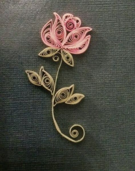 Crafts Easy Diy, Paper Crafts Easy, Quilling Butterfly, Diy Quilling Crafts, Quilling Flower Designs, Quilled Flowers, Paper Quilling Tutorial, Paper Quilling For Beginners, Paper Quilling Flowers