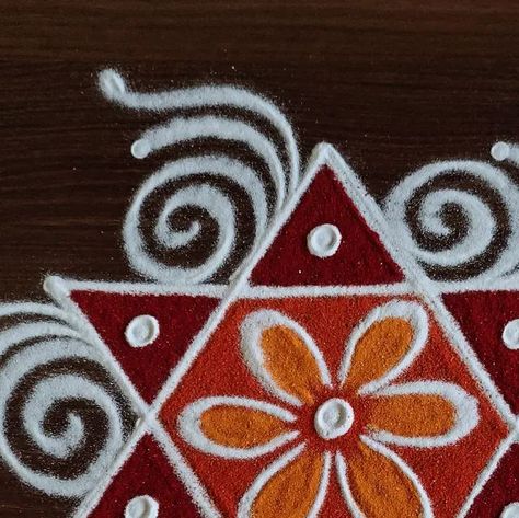 Rangoli Designs Photos, Easy Rangoli Designs Diwali, Daily Rangoli, Rangoli Designs Diwali, Easy Rangoli Designs, Floor Art, Easy Rangoli, November 3, Simple Rangoli