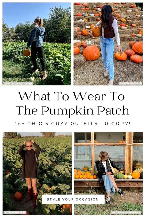 Looking for the perfect fall pumpkin patch outfit ideas for women? We’re sharing 15+ cute and cozy casual fall outfits that are perfect for the pumpkin patch (or any other fall activity! Click through for all of the fall fashion inspiration 2023 Pumpkin Patch Outfit, Fall Outfits 2023 Pumpkin Patch, Pumpkin Patch Outfit 2023, What To Wear To A Pumpkin Patch, Pumpkin Patch Outfit Women Warm Weather, Casual Pumpkin Patch Outfit, Warm Pumpkin Patch Outfit, Fall Outfit Warm Weather, Outfits For Pumpkin Patch Fall