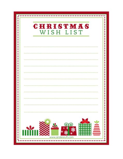 FREE Printable "Letter to Santa", "Christmas Wish List" and Tag/Label Designs by Anders Ruff Wish List Template, Christmas List Printable, Christmas Wish List Template, Christmas List Template, Gift List Printable, Christmas Images Free, Santa Wish List, Santa Letter Template, Christmas Wish List