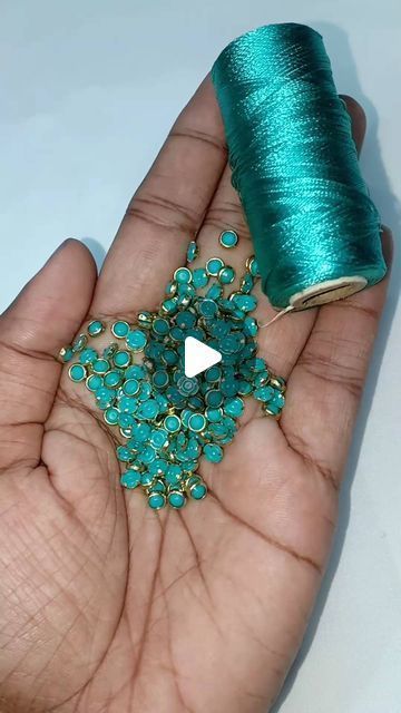 Hangings For Blouse Hands, Diy Blouse Work Designs, Hand Work Embroidery Blouse Neck Design, Easy Blouse Design, Blouse Back Neck Embroidery Designs, Kundan Blouse Designs, Dress Hands Design, Beads Work Embroidery Design, Cut Work Blouse Designs Pattern