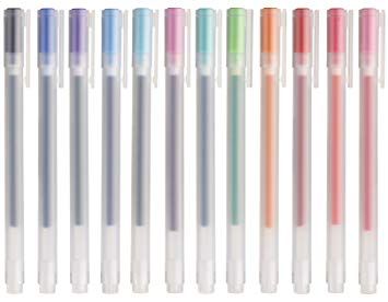 Muji Gel Ink Ballpoint Pens 0.5mm 12-colors Special Limited Set Muji Gel Pens, Muji Stationary, Muji Pens, Girl School Supplies, Gel Pens Coloring, Pen Collection, Stationary School, Gel Ink Pens, Polymer Clay Projects