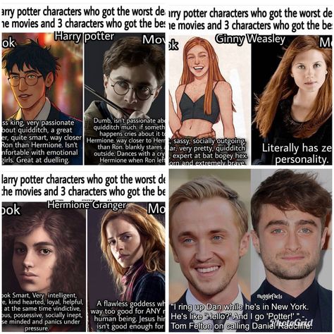 Harry Potter Book Vs Movie, Books Vs Movies, Fandom Jokes, Harry Potter Severus Snape, Harry Potter Feels, Harry Potter Actors, Harry Potter 2, Harry Potter Drawings, Harry Potter Film