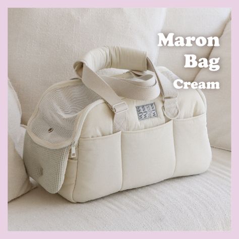 [PaidLink] Maron Bag Pet Carrier (Cream) Brand: Ssfw Size: 5 Size, 5 Size *This Product Is Excluded From The Free Shipping Offer. *Ems Shipping Costs Will Be Added At Checkout. * Pick-Up Is Not Available For This Product. * This Product Cannot Be Exchanged Or Refunded, So Please Purchase It Carefully. * The Maron Bag Pet Carrier Will Ship Separately From The Rest Of Your Order And Direct From The Manufacturer In Korea. Please Consider The Shipping Delay Of #petaccessoriesideas Cute Dog Carrier, Cute Small Dog Accessories, Cute Things For Dogs, Cute Cat Carrier, Aesthetic Dog Supplies, Cute Cat Accessories, Dog Bag Carrier, Cute Dog Stuff, Dog Purse Carrier