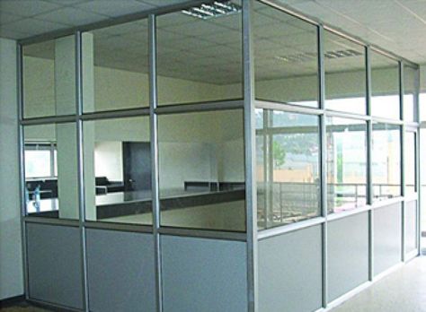 Aluminium Partition, Aluminium Work, Office Cabin Design, Office Cabin, Aluminum Fabrication, Aluminium Door, Glass Cabin, Staircase Railing, Minimalist Home Office