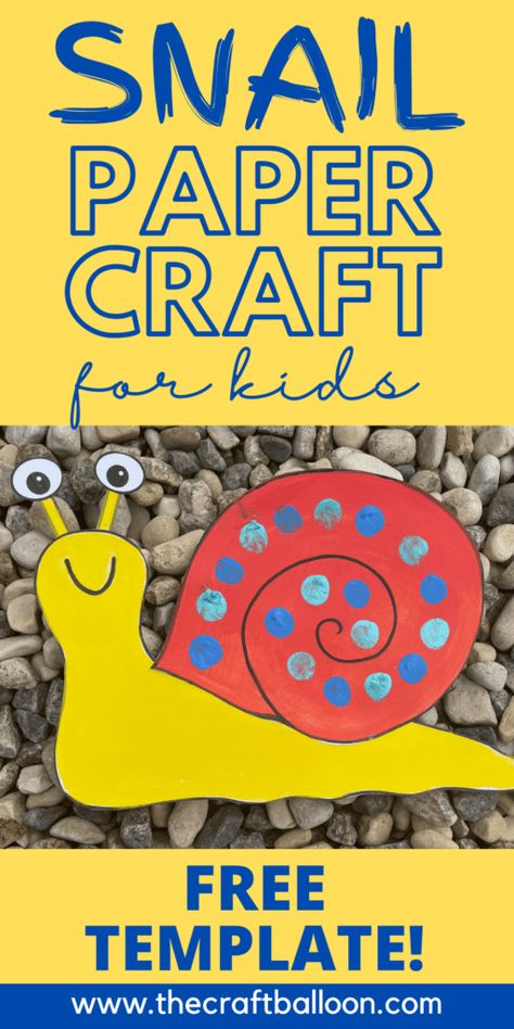 Snail Crafts, Snail Crafts For Preschoolers, Snail Crafts For Kids, Snail Activities For Preschool, Snail Template, Paper Snail Craft, Snail Craft Preschool, Snail Projects For Kids, Diy Snail Craft