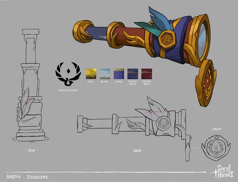 ArtStation - Sea of Thieves - Concepts #3, Thomas Mahon Sea Of Thieves Game, 3d Karakter, Props Concept, Sea Of Thieves, Casual Art, Props Art, Fantasy Props, Game Concept Art, Game Concept