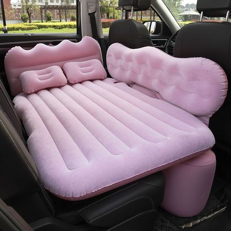 Backseat Bed, Inflatable Car Bed, Sleeping In Your Car, Car Mattress, Car Air Mattress, Auto Camping, Girly Car Accessories, Travel Bed, Cool Car Accessories