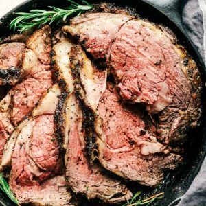 Garlic Butter Herb Prime Rib Recipe - The Recipe Critic Butter Herb, Prime Rib Roast Recipe, Rosemary Salt, Rib Roast Recipe, Rib Recipe, Prime Rib Recipe, Recipe Critic, Prime Rib Roast, Rib Roast