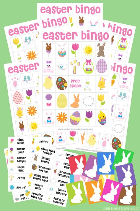 Bingo Printable Free, Easter Bingo Cards, Egg Hunt Clues, Easter Egg Hunt Clues, Easter Craft Activities, Easter Bingo, Chocolate Easter Bunny, Easter Printables Free, Easter Images