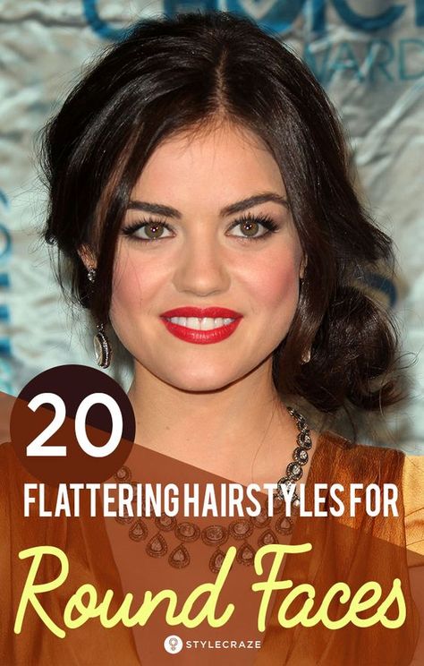 20 Most Flattering Hairstyles For Round Faces #hairstyles Flattering Hairstyles For Round Faces, Hair For Round Face Shape, Hairstyles For Fat Faces, Round Face Makeup, Long Hair Images, Flattering Hairstyles, Easy Hairstyles Quick, Easy Hairstyles For Medium Hair, Round Face Shape