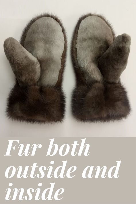 Fur Projects Ideas, What To Do With Rabbit Pelts, Wolf Fur Pattern, Rabbit Fur Projects, Fur Mittens Pattern, Wolf Mittens Pattern, Fur Mittens, Beaver Pelt, Fur Mitten