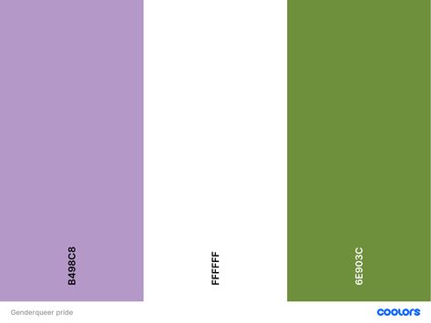 #genderqueer #pride #flag #palette #hex Pride Colors, Colors Palette, Pride Flag, Pride Flags, Bar Chart, Color Palette, Pie Chart, Flag, Color