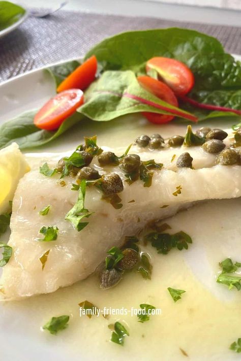 Lemon caper butter sauce for fish | Family-Friends-Food Butter Sauce For Fish, Lemon Caper Butter Sauce, Indulgent Dinner, Caper Butter Sauce, Potato Roses, Keto Meats, Vegetable Rice Pilaf, Caper Butter, Sauce For Fish