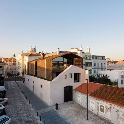 Fabric Buildings, Barrel Vault Ceiling, Sustainable Building Materials, Limestone Wall, Brick Architecture, Thatched Roof, Adaptive Reuse, Small Patio, Brickwork