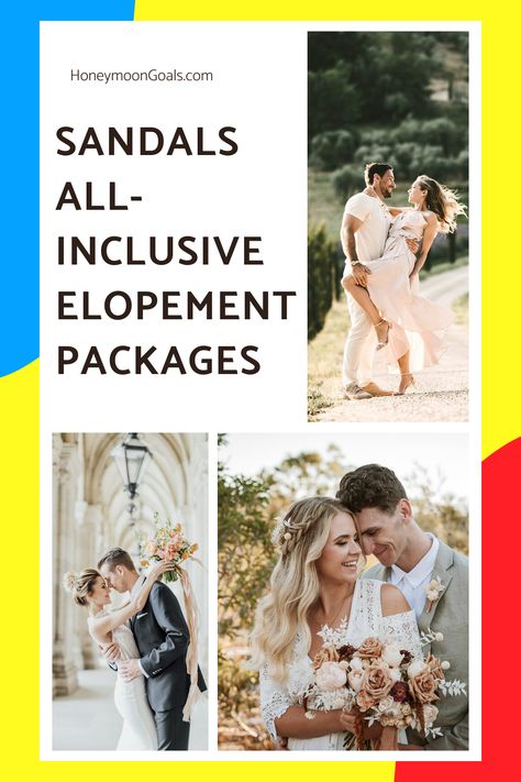 A Destination Elopement - Caribbean Style! Sandals Elopement, All Inclusive Elopement Packages, Elopement Ideas Destination, Romantic Elopement, Caribbean Style, Elopement Packages, Make Your Dreams Come True, Destination Elopement, Food Drinks