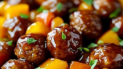 Sweet and sour meatballs are a delightful dish that blends the savory flavors of meat with the tangy and sweet notes of a balanced sauce. This dish typically features ... Read more Meatballs In Slow Cooker, Cajun Cabbage, Sweet Sour Meatballs, Cabbage Fried, Sweet Meatballs, Meatballs Crockpot, Savory Meatballs, Tender Meatballs, Crockpot Chicken And Dumplings