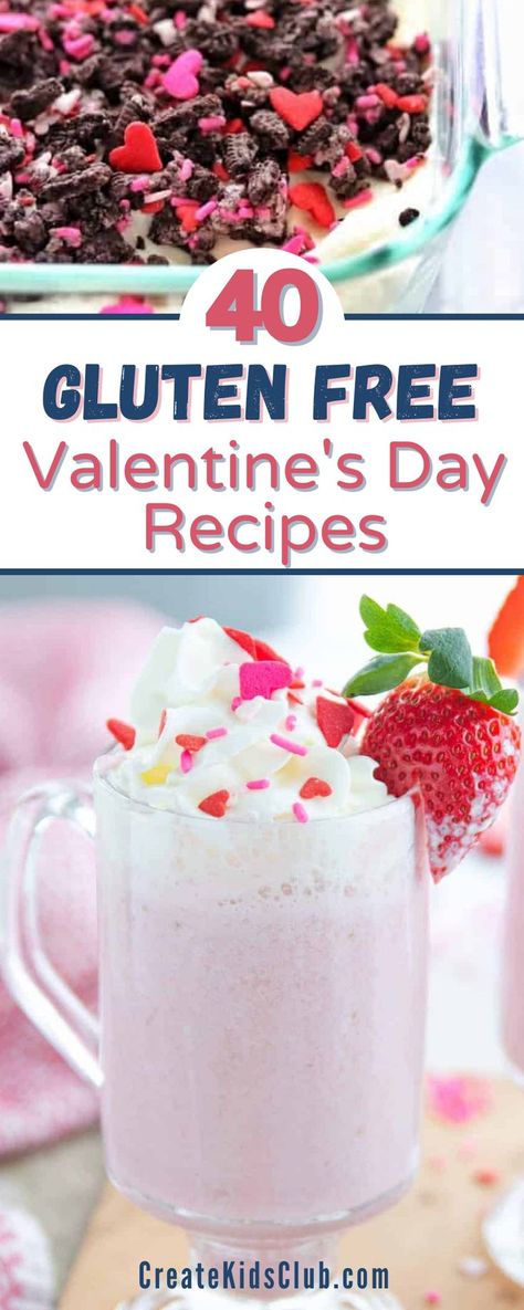 We’ve gathered 40 Gluten-Free Valentine’s Day Desserts to make it easier for you to help make the day special for your loved ones with celiac disease or gluten intolerance. This recipe roundup of gluten-free Valentine’s Day desserts has everything you need! From cookie and macaron recipes to cakes and chocolate-covered strawberries, you will be set to celebrate the holiday. Greek Yogurt Bites, Dairy Free Sugar Cookies, Valentines Day Recipes, Gluten Free Valentines, Macaron Recipes, Homemade Dark Chocolate, Chocolate Bowls, Avocado Chocolate Pudding, Gluten Free Sugar Cookies