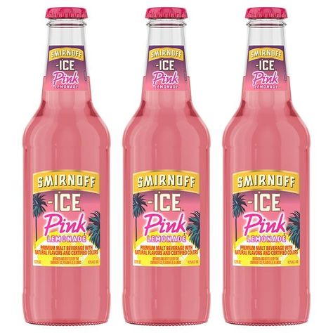 Smirnoff Ice Flavors, Ice Flavors, 21st Birthday Drinks, Pink Lemonade Vodka, Shameless Dr, Vodka Recipes Drinks, Smirnoff Ice, Smirnoff Vodka, Birthday Drinks