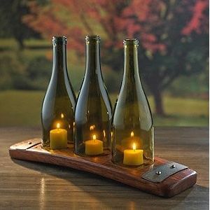 Wine Barrel Ideas, Old Wine Bottles, Barrel Projects, Barrel Ideas, Wine Barrel Furniture, Recycled Wine Bottles, Recycled Wine Bottle, Glass Bottle Diy, Barrel Furniture