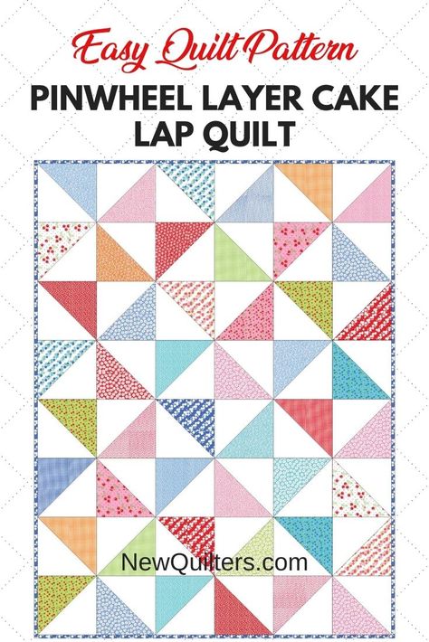 Easy Lap Quilts Patterns Free, Pin Wheel Quilts Pattern, Easy Lap Quilt Patterns, Free Lap Quilt Patterns For Beginners, Easy Pinwheel Quilt Pattern Free, Quilt Pinwheel Pattern, Simple Lap Quilt Patterns, Pinwheel Baby Quilt Pattern Free, Pinwheel Block Pattern