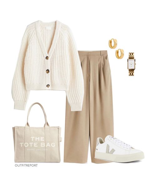 Rok Outfit, 사진 촬영 포즈, Beige Outfit, Beige Pants, Mode Casual, Looks Chic, Mode Inspo, 가을 패션, Business Casual Outfits