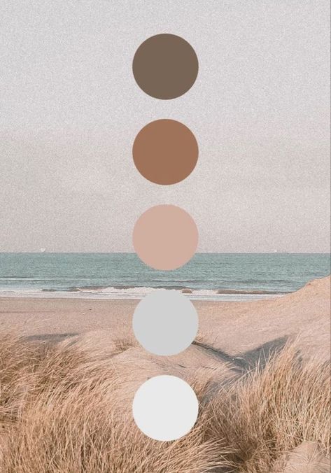 Yoga Room Color Palette, Sand Color Pallete, Pastel Nature Color Palette, Spa Color Scheme, Color Palette Sand, Yoga Mood Boards Inspiration, Aesthetic Pallete Color, Yoga Color Palette, Natural Color Pallete