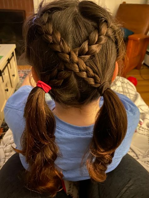 Cross cross braids Cross Cross Braids, Braids Criss Cross, Cross Braids, Kids Hairstyle, Hairstyles Braids, A Daughter, Beautiful Gifts, Kids Hairstyles, Criss Cross