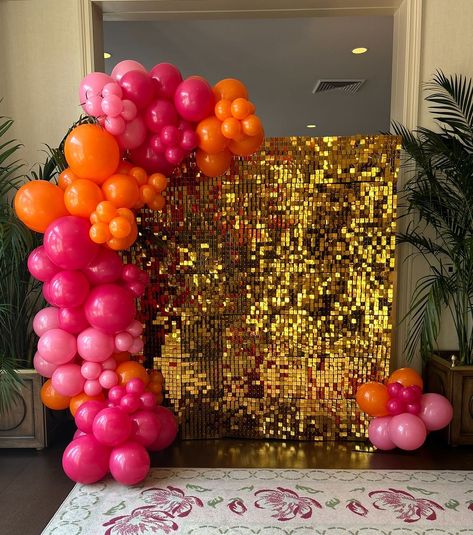 Photo backdrop for a very sparkly party!✨🩷 - - - #balloontheorystl #balloons #balloonart #balloondecor #balloondecoration #balloonartist #balloonarch #photobackground #photobackdrop #photobackdrops #partybackdrop Photo Balloons, Sparkly Party, Glitter Photo, Colorful Glitter, Balloon Art, Balloon Arch, Photo Backdrop, Backdrops For Parties, Photo Backgrounds