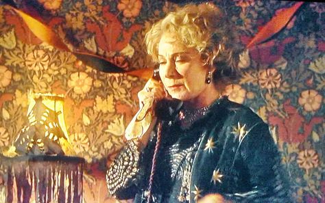 (2010) Agatha Christie's 'Hallowe’en Party' with Zoe Wanamaker as Madame Ariadne Oliver. Ariadne Oliver, Zoë Wanamaker, Agatha Christie's Poirot, David Suchet, Royal Shakespeare Company, Hercule Poirot, Agatha Christie, Hercules, Her. Book