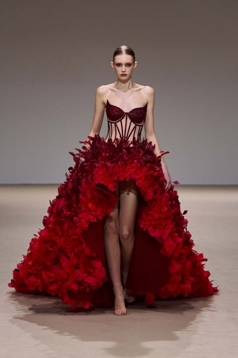 Michael Cinco F24 055-1707371722 - Michael Cinco F24 - 51 Michael Cinco, Gowns Dresses Elegant, Modest Dresses Casual, Fashion Illustration Dresses, Pageant Dresses, Tailored Suits, Modest Dresses, Couture Fashion, Runway Fashion