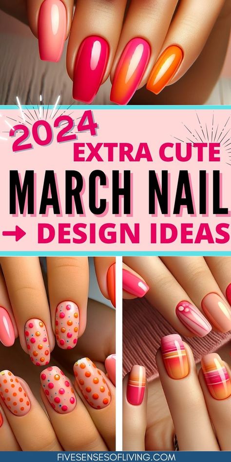 March Nail Designs, Cute March Nails, March Nails Ideas, March Nail, Blue Prom Nails, Halloween Glam, Monster Nails, March Nails, April Nails