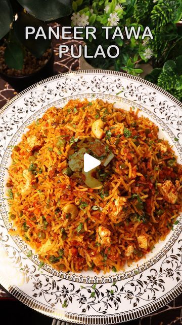 Aman Bisaria on Instagram: "Paneer Tawa Pulao is a popular Indian dish that combines paneer (Indian cottage cheese) and rice with an array of vegetables and aromatic spices. It’s a flavorful and hearty one-pot meal that’s often made on a flat griddle or tawa, giving it a unique and slightly charred flavor.
.
Thank you for watching Chef Aman’s Recipe
Join us on Instagram, Youtube, 
Facebook - Chef Aman Bisaria
.
#chefamanbisaria #tawapulao #vegpulao #pulao #indianfood #vegrecipes #trending #indianrecipes #paneertawapulao #easyrecipes #streetfood #mumbaistreetfood #easyrecipes #paneerrecipes #explorepage" Paneer Tawa Pulao, Paneer Rice Recipes Indian, Paneer Rice Recipes, Paneer Pulao Recipe, Tawa Pulao Recipes, Cheese And Rice, Veg Pulao Recipe, Tawa Pulao, Paneer Pulao