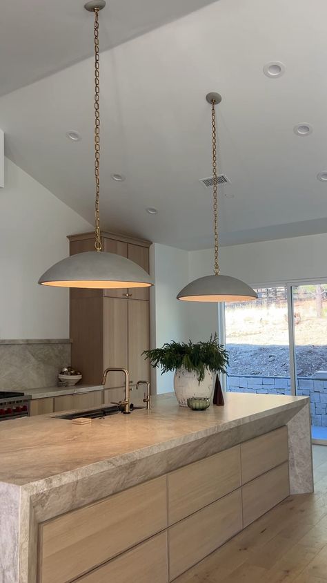 Elliot Pendant curated on LTK Elliot Pendant Kitchen, Kitchen Light Pendants Over Island, Elliot Pendant, Plans Aesthetic, Home Design 2023, Kitchen Island Pendant Lights, Marsh House, Cement Pendant Light, Cozy Love