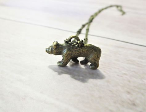 Fox Running, Tiger Baby, Necklace Ceramic, Tiger Necklace, Fox Necklace, Porcelain Necklace, Foxes Necklace, Miniature Figurine, Animal Necklace