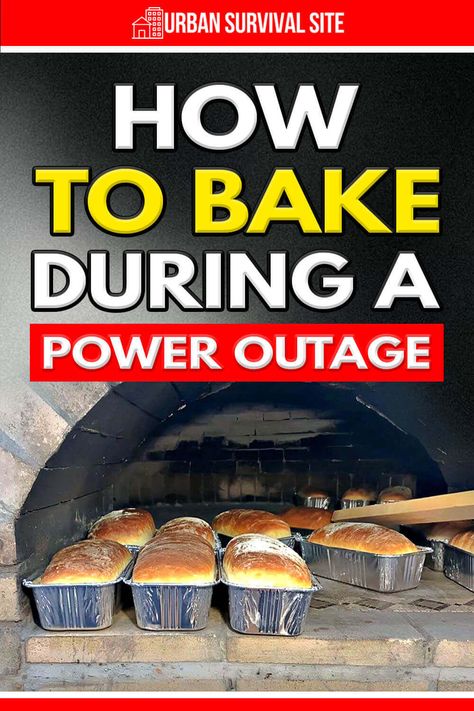 There are many ways to bake food during a power outage. In this article, we cover 10 methods for baking during a blackout. Food For Power Outage, Power Outage Hacks, Power Outage Food, Emergency Preparedness Food Storage, Survival Skills Emergency Preparedness, Prepper Food, Survival Foods, Off Grid Survival, Emergency Preparedness Food