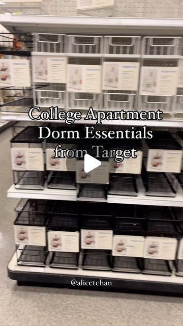 Alice 👷🏻‍♀️ Home Renovation Expert/Mentor on Instagram: "College apartment #dormessentials for sophomore and upperclassmen available at @target

Reminder: college students have access to a one time 20% discount so save everything to your cart and purchase all at once." Single College Dorm Room Ideas, Dorm Organization Hacks, College Dorm Gifts, Dorm Gifts, Dorm Organization, Dorm Inspo, College Kids, Dorm Essentials, College Apartment